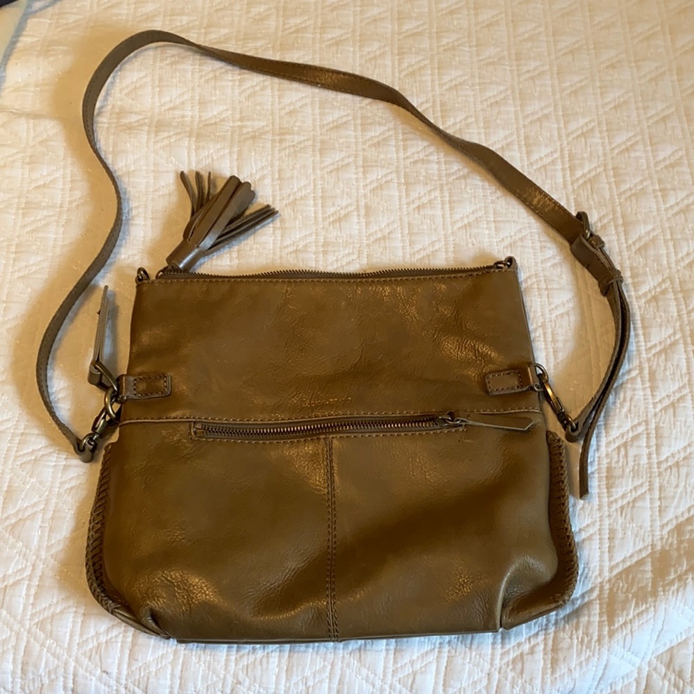 Lucky brand green leather bag